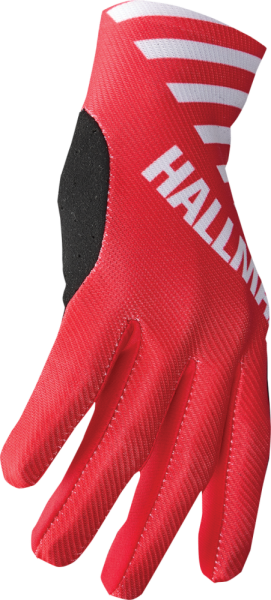 Thor Hallman Mainstay kesztyű, fekete/piros/fehér, XL méret, 6, nordicamoto.ro