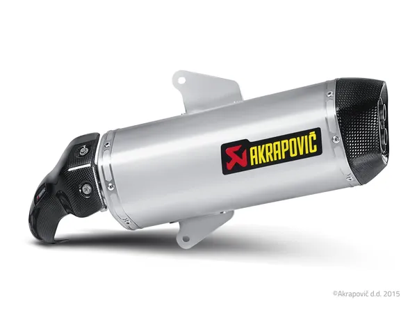 Slip-On sorozatú robogó-kipufogó, fekete, szénszálas, 1, nordicamoto.ro