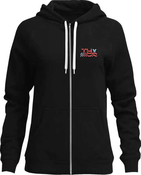 Hanorac Dama Thor Vantage Zip-up Negru XL, 1, nordicamoto.ro