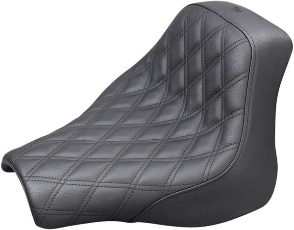 Renegade Lattice Stitch Solo Seat Black, 1, nordicamoto.ro