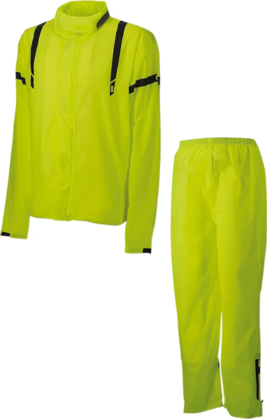 Costum de ploaie OJ Compact Fluorescent Yellow/Hi-Vis/Yellow 3XL, 1, nordicamoto.ro