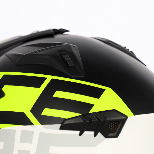 Acerbis Aria Sport Jet sisak, fekete/fluoreszkáló sárga, XS, 3, nordicamoto.ro