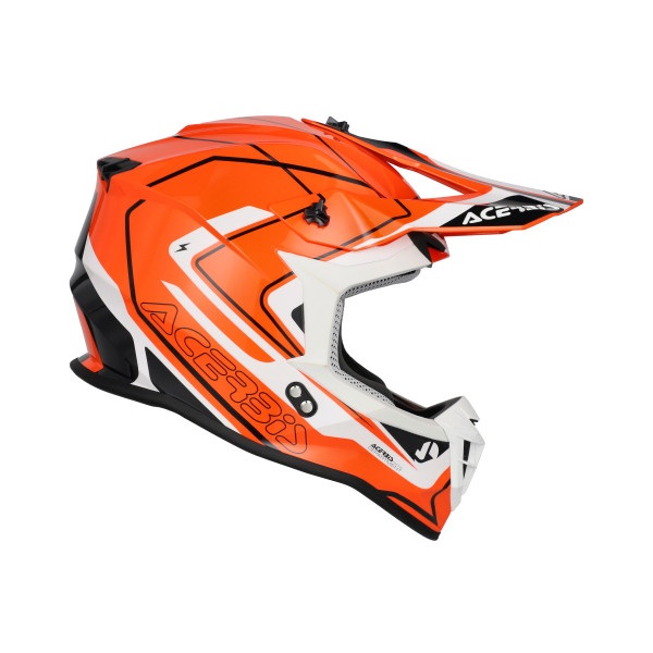 Acerbis Linear 22-06 sisak, fehér/narancssárga, M-es méret, 9, nordicamoto.ro