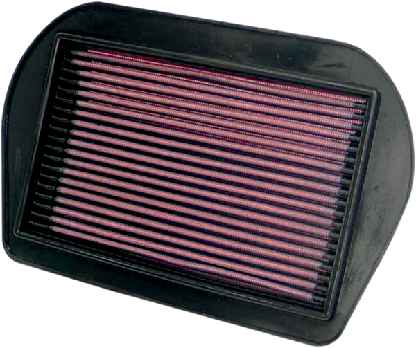 High-flow Air Filter Black, Red, 1, nordicamoto.ro