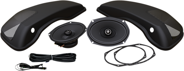 Saddlebag Lid And Xl Speaker Kit Black, 3, nordicamoto.ro