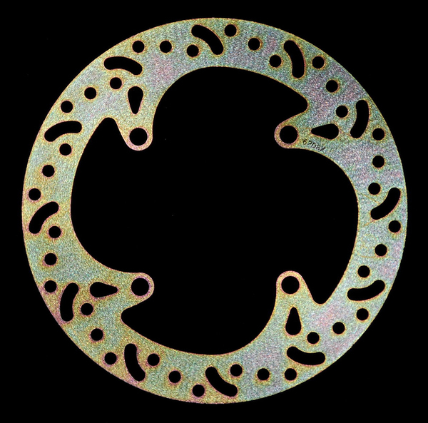 Round D-series Fixed Offroad Brake Rotor Gold, Zinc, 1, nordicamoto.ro