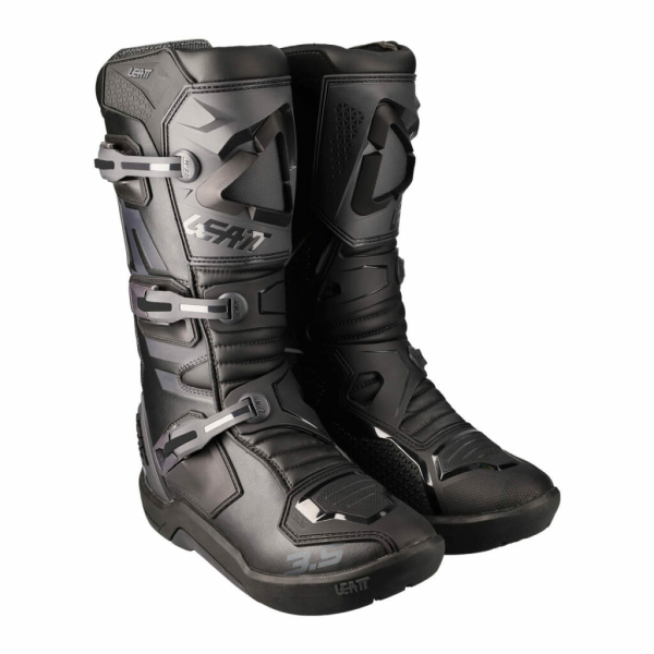 Cizme Leatt 3.5 Black 41, 1, nordicamoto.ro