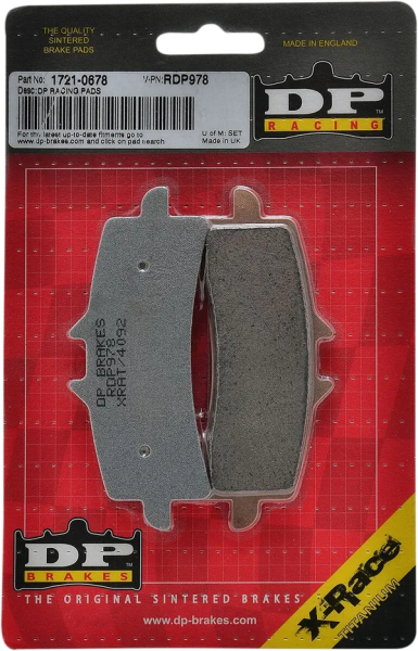 Rdp X-race titánszinterelt fékbetétek, 2, nordicamoto.ro