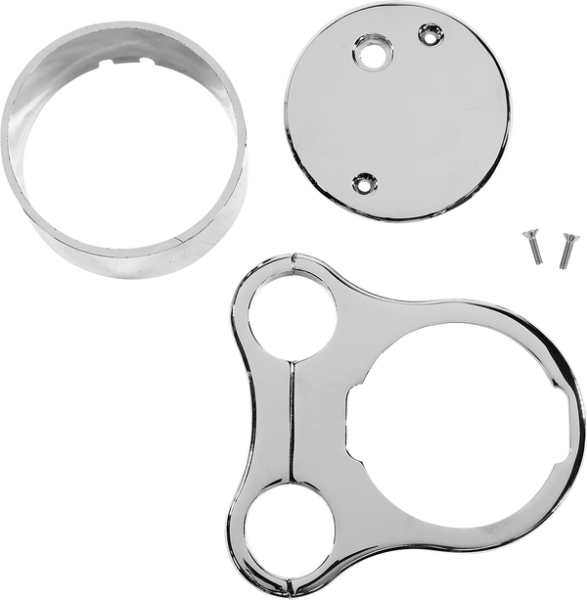 Tee-bar Gauge Mounts Chrome, 1, nordicamoto.ro