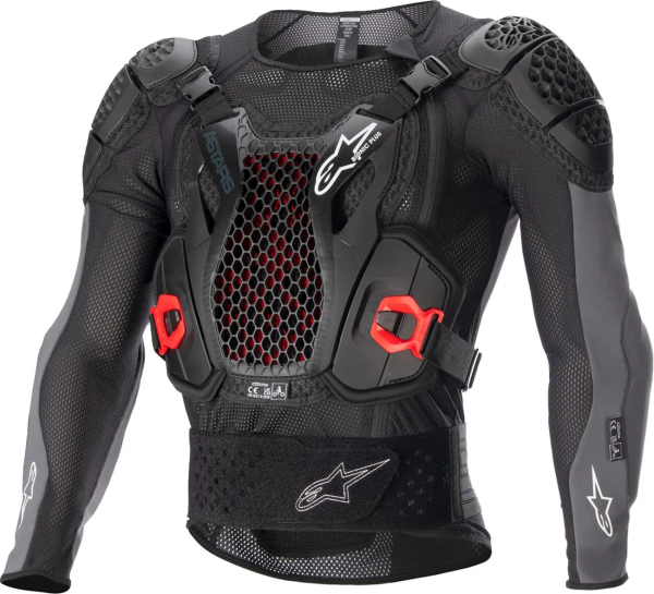 Alpinestars Bionic Plus v2 sisak – Fekete/Piros, L-es méret, 1, nordicamoto.ro
