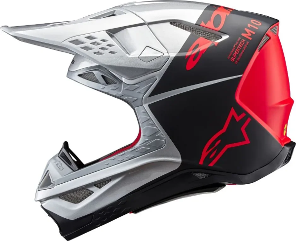 Alpinestars Supertech M10 sisak, fluoreszkáló narancssárga színben, L-es méretben, 6, nordicamoto.ro