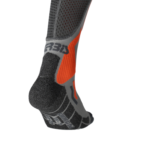 Acerbis X-LEG VENTED PRO hosszú zokni, szürke/piros, L/XL, 20, nordicamoto.ro