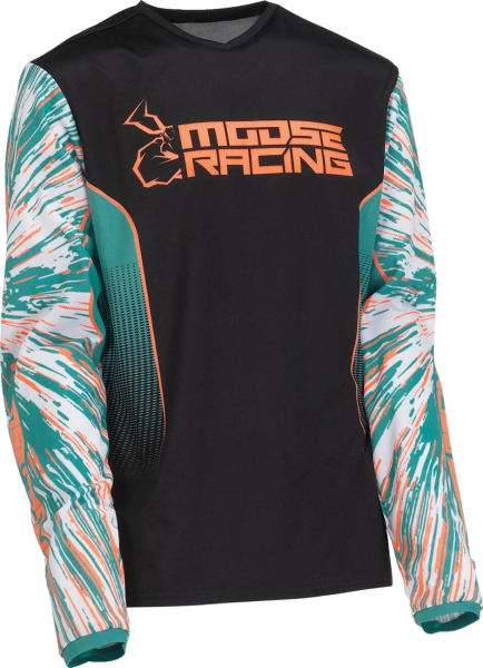 Tricou copii Moose Racing Agroid Teal/Orange/Black M, 1, nordicamoto.ro