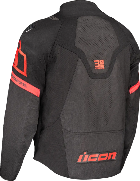ICON Contra3 Hero kabát, fekete, 3XL, 3, nordicamoto.ro