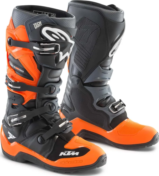 KTM Tech 7 EXC csizma, narancssárga/fekete, 1, nordicamoto.ro