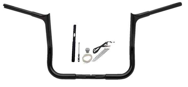 1-1/4(r) Ez Install Pointed Top Handlebar Kit Black, 2, nordicamoto.ro