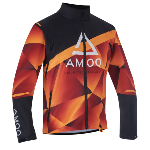 AMOQ Apex V2 dzseki, fekete/narancssárga, M, 3, nordicamoto.ro