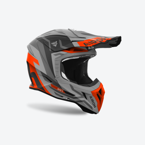 Airoh Aviator Ace 2 Ground narancssárga matt enduro sisak, 6, nordicamoto.ro
