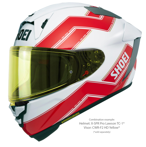 Casca Integrala SHOEI X-SPR PRO LAWSON TC-1 Rosu/Alb S, 5, nordicamoto.ro