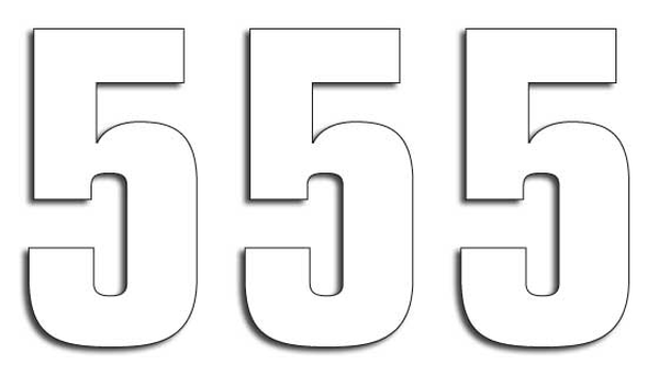 Two Series Numbers White, 1, nordicamoto.ro