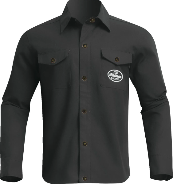 Camasa Thor Hallman Over Shirt Black M, 1, nordicamoto.ro