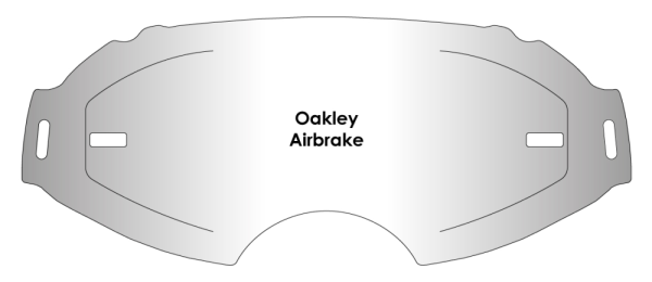 Oakley Airbrake AirScreen lencse, szürke, 3, nordicamoto.ro