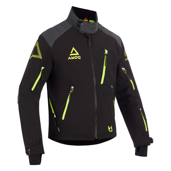 AMOQ Caliber Jacket Black/Dk Grey/Hivis XS, 1, nordicamoto.ro