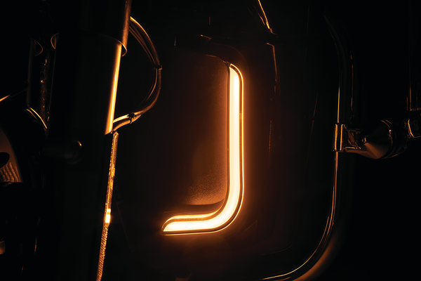 Lower Fairing Accent Lights Amber, White, 2, nordicamoto.ro