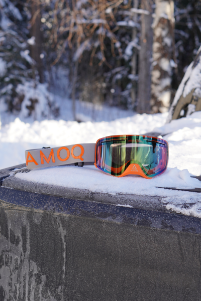 AMOQ Vision Vent+ Magnetic Goggles Gray/Orange - Gold Mirror, 4, nordicamoto.ro