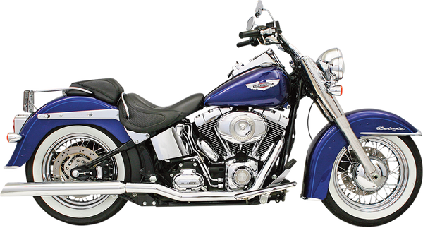 Power Curve True-dual Crossover Header Pipes Chrome, 4, nordicamoto.ro