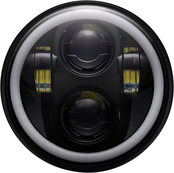 Proglow Led Headlamp With Color Changing Halo Black, 1, nordicamoto.ro