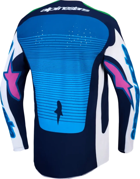 Alpinestars Techstar Maven póló, kék/fehér/zöld, L, 3, nordicamoto.ro