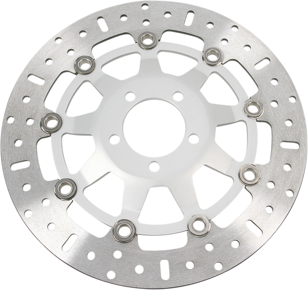 Pro-lite Floating Round Brake Rotor Silver, Stainless Steel, 1, nordicamoto.ro