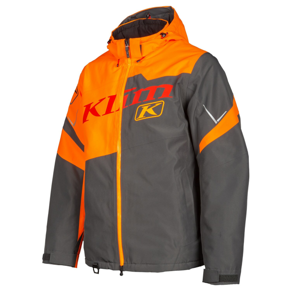 Instinct Jacket Black - Strike Orange (Non-Current), 8, nordicamoto.ro