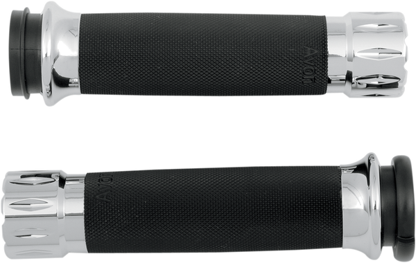 Rival Custom Grips Black, 1, nordicamoto.ro