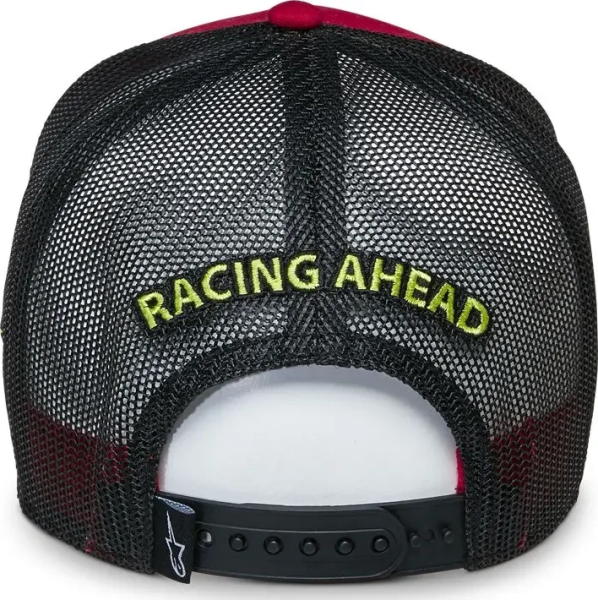 Alpinestars Exceed Trucker Hat Red  ONE SIZE, 2, nordicamoto.ro