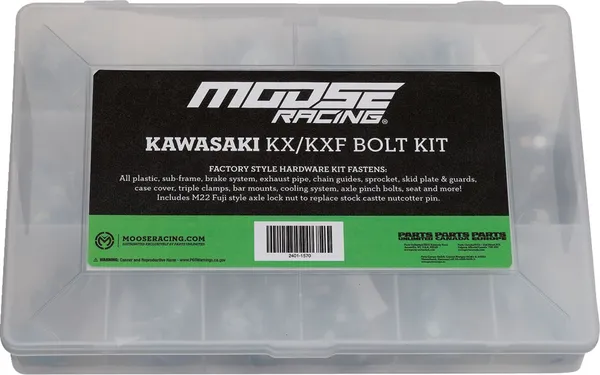 MOOSE RACING M1 Kx-kxf Bolt Kit Gray, Silver, 2, nordicamoto.ro
