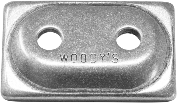 Angled Double Digger® Backing Plates Silver, 1, nordicamoto.ro