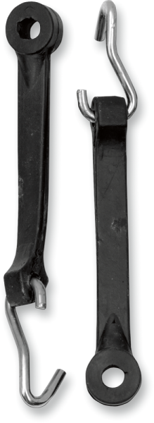 Rubber Hood Latches Black, 1, nordicamoto.ro