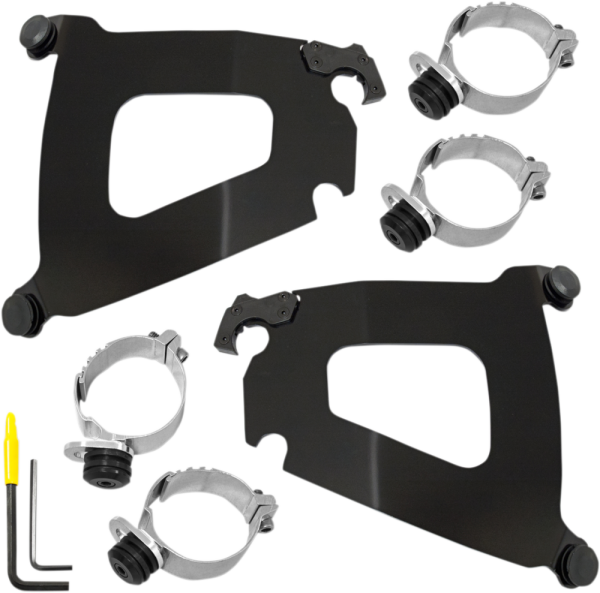 Bullet Fairing Mount Kit Black, 1, nordicamoto.ro