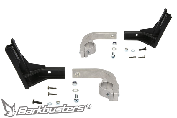 Universal Hardware Kit For 25.4mm Handlebars Black, 2, nordicamoto.ro