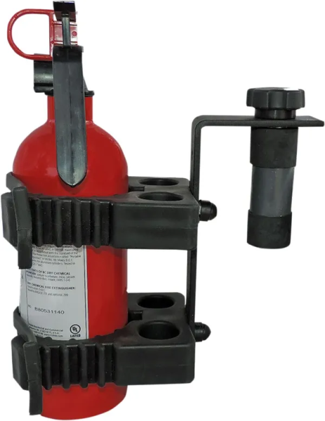 Fire Extinguisher Holder Black, 1, nordicamoto.ro