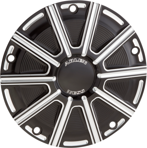 10-gauge Derby Cover Silver, Black Anodized, 1, nordicamoto.ro