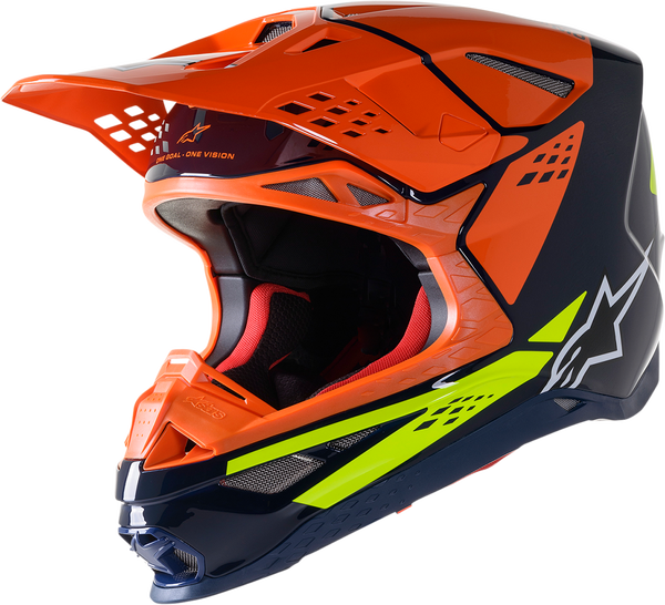 Helm Sm8 Fact Blk-wt-rdBlack, Red, White  S, 2, nordicamoto.ro