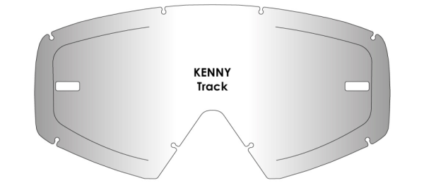 AirScreen Kenny Track lencse, szürke, 3, nordicamoto.ro