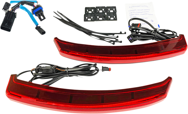 Led Saddlebag Lights Red, 1, nordicamoto.ro