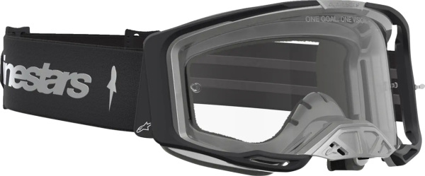 Alpinestars Vision 8 borostyánszínű, fekete/ezüst/átlátszó lencsés síszemüveg, 3, nordicamoto.ro