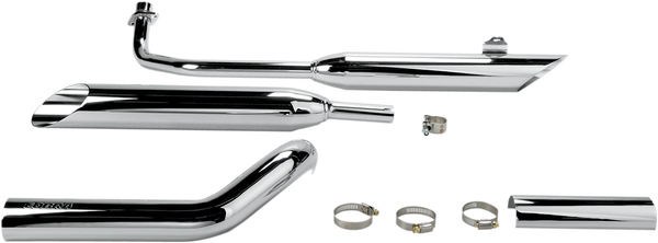 Slashcut Slip-on Mufflers Chrome, 1, nordicamoto.ro