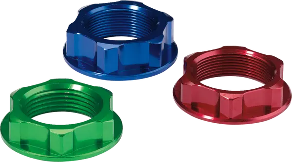 MOOSE RACING Steering Stem Nut Green, 2, nordicamoto.ro