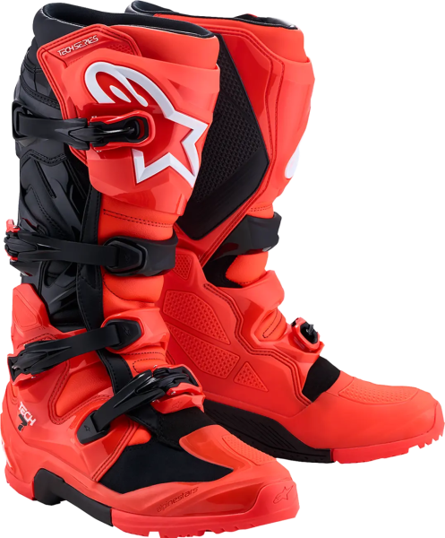 Alpinestars Tech 7 Enduro csizma, fluoreszkáló piros/fekete, 38-as méret, 1, nordicamoto.ro